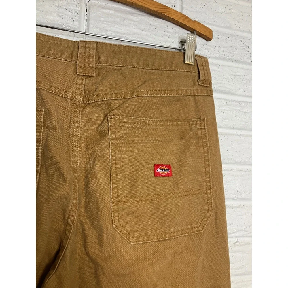 Dickies Carpenter Pants Women 10 Brown Excellent Urban Outfitters Duck Canvas‎